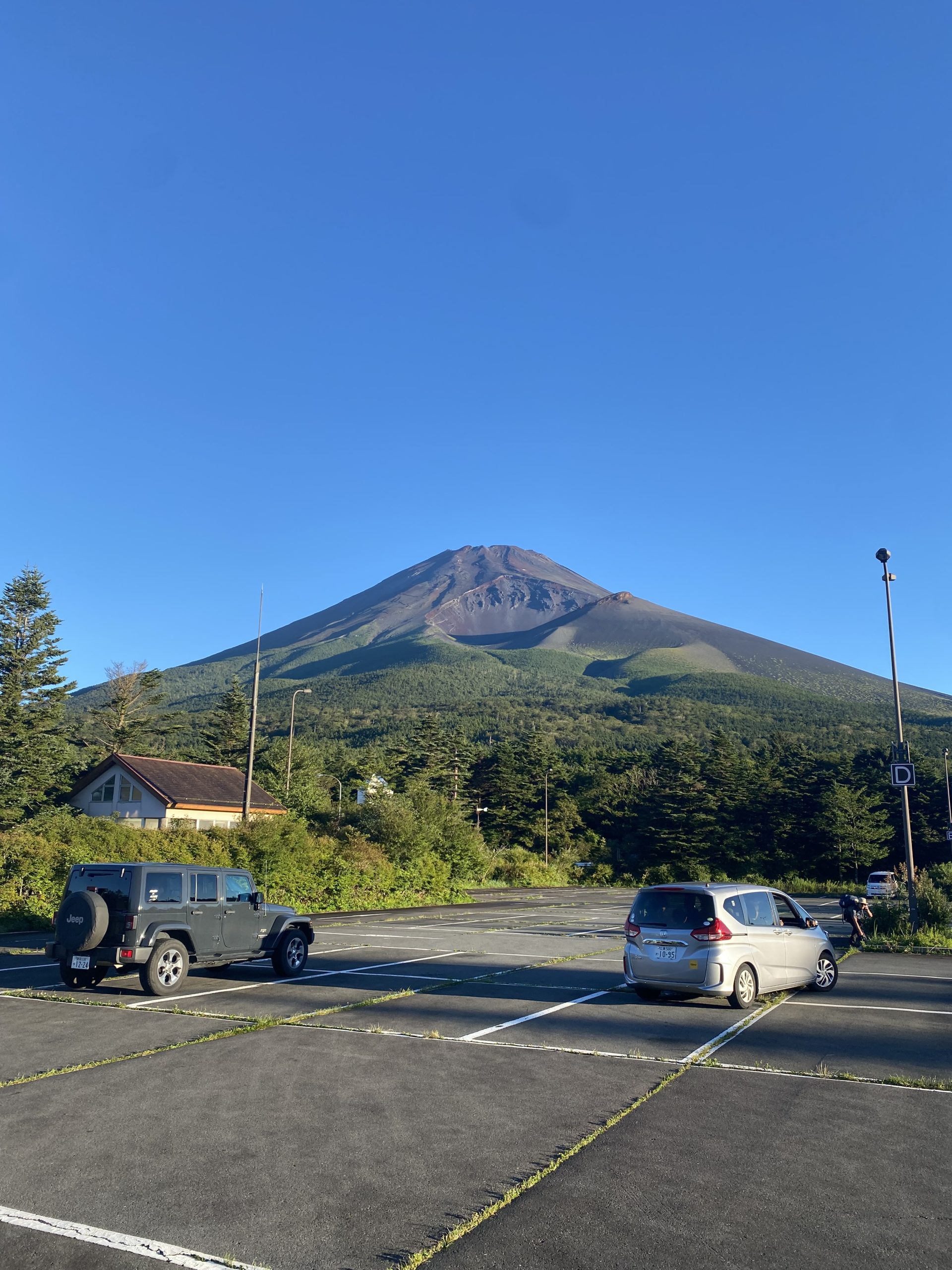 水ヶ塚公園からの富士山の様子