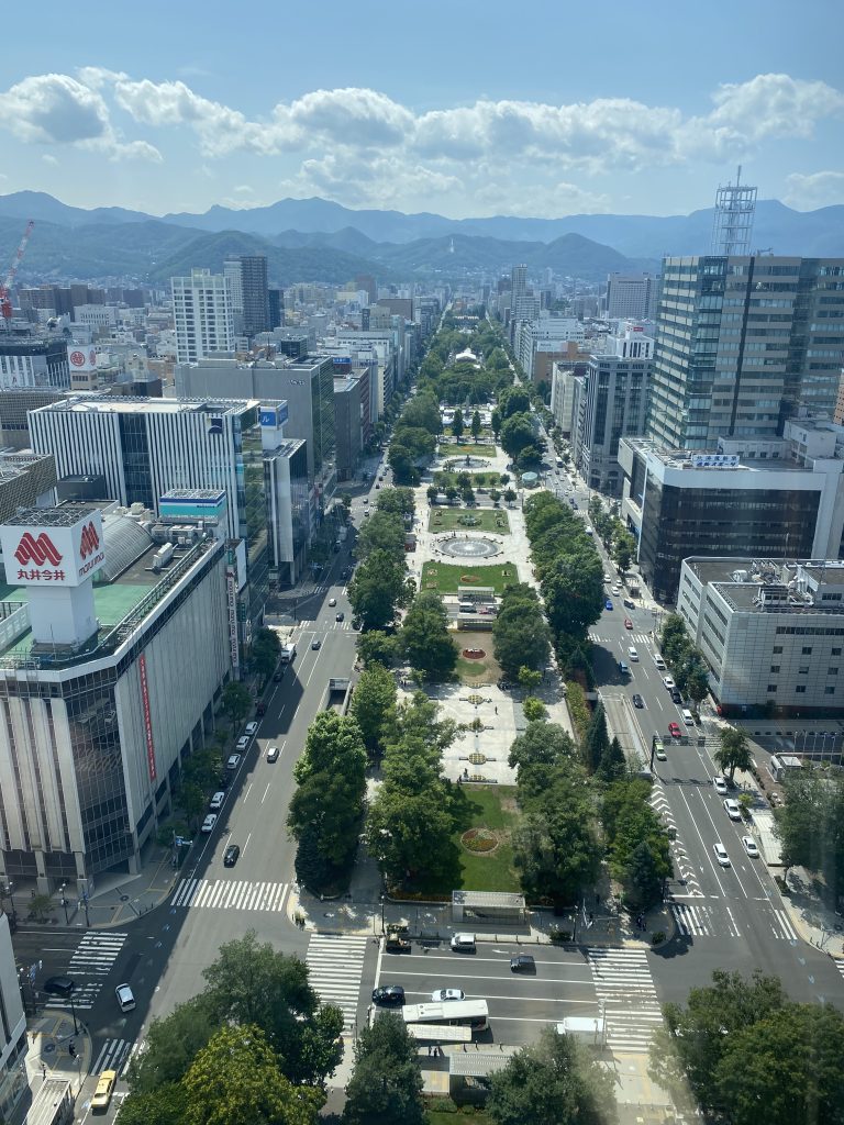 札幌テレビ塔 展望台からの眺め