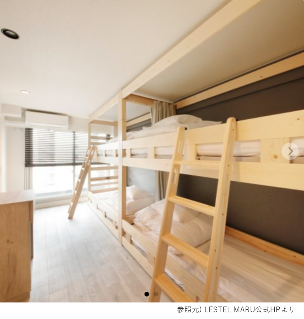 LESTEL MARU 4ベッドルームの内装の様子