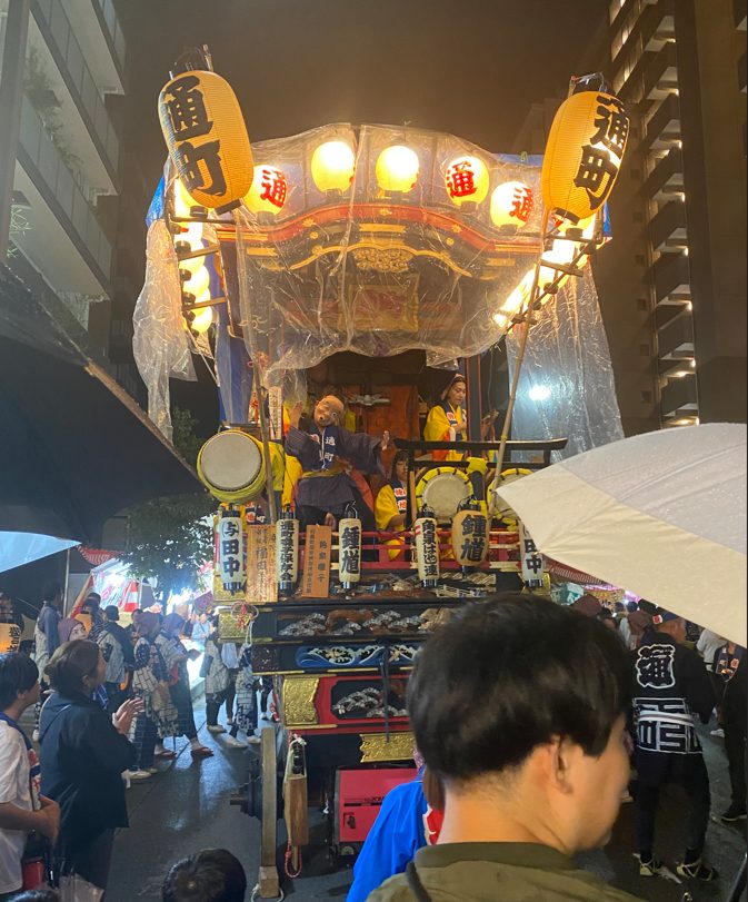 川越祭り山車の外観 通町