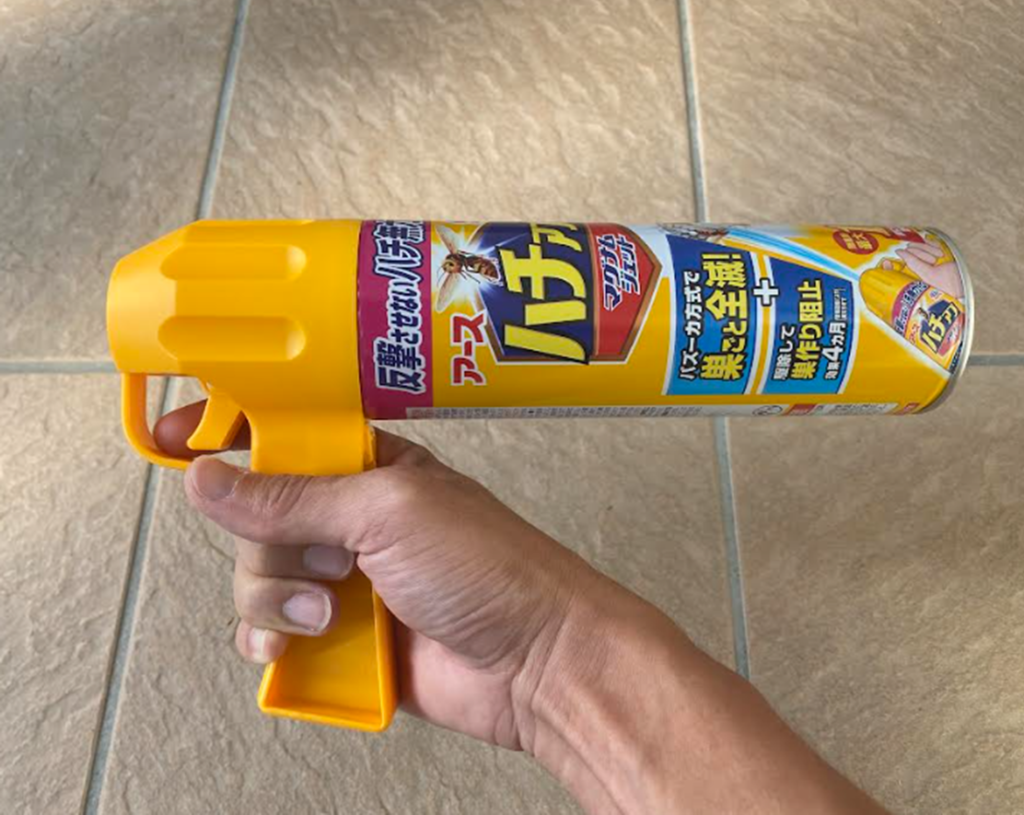 アース製薬 ハチアブマグナムジェット(使用時)