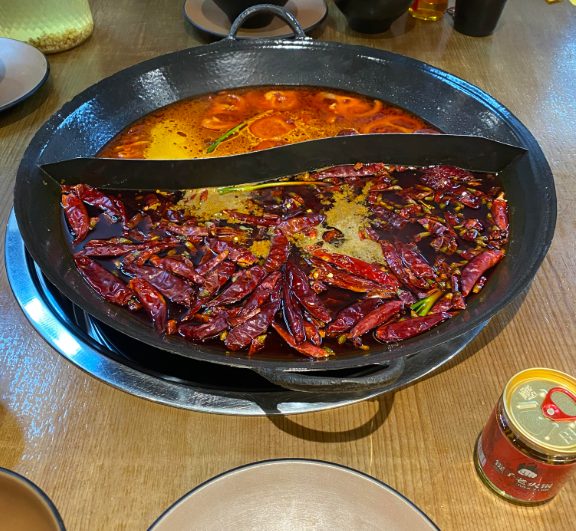 中国 蘇州で食べた火鍋